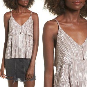 New Lost+Wander Bastille Metallic Retro Disco 70s Top S Nordstrom Bloomingdale's